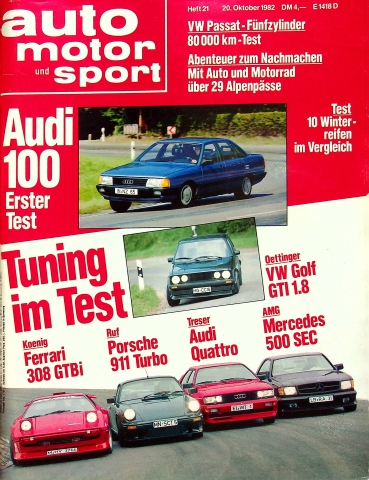 Deckblatt Auto Motor und Sport (21/1982)